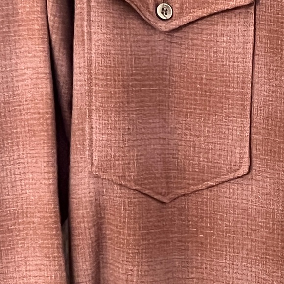 Vintage Pendleton Mills Virgin Wool Brown Button Down Shirt, Men's 15-1/2 - Picture 13 of 14